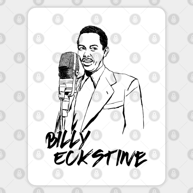 Billy Eckstine Sticker by ThunderEarring